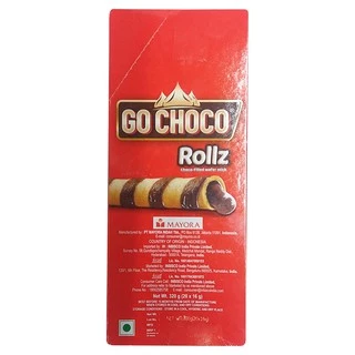 ขนม Go Choco สติ๊กไส้ช็อคโกแลตเข้มข้น 20 แท่ง โอโจ้ อร่อย ไส้เยิ้ม