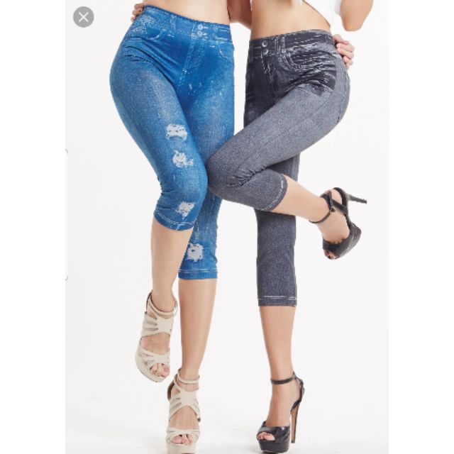 (ของแท้ %)ONAMI Legging Jeans กางเกงเลคกิ้งยีนส์5ส่วน