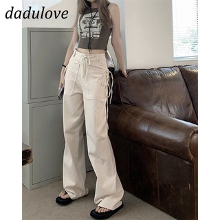 DaDulove💕 New American Niche Retro Overalls Street High Waist Loose Wide Leg Pants Fashion Womens Clothing