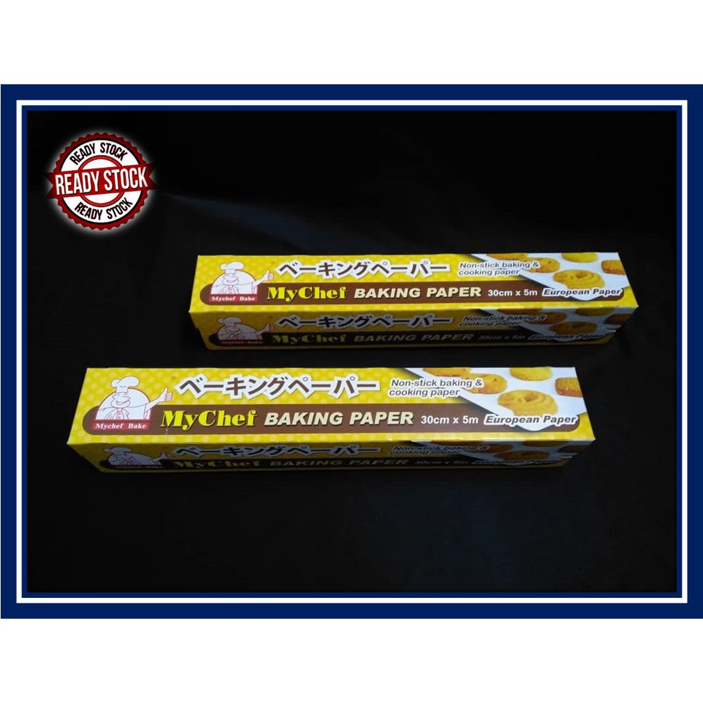 MyChef Baking Paper/ Non-Stick Baking & Cooking Paper Roll /Parchment Paper - 30 ซม.x 5m
