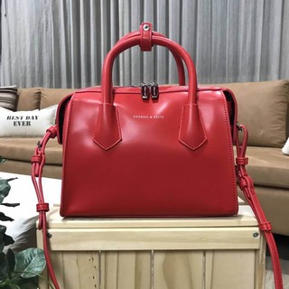 กระเป๋าถือ ขนาดกลาง CHARLES DOUBLE ZIP STRUCTURED BAG