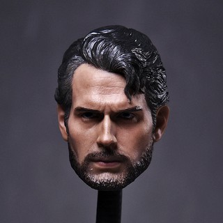 โมเดลฟิกเกอร์ 1/6 Superman Henry Cavill Head Sculpt ขนาด 12 นิ้ว ของเล่นสําหรับเด็ก