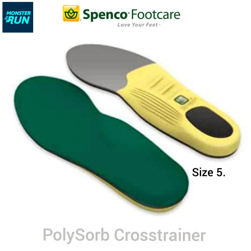 แผ่นรองเท้า Spenco PolySorb CROSSTRAINER