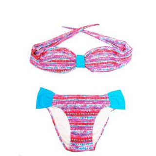 Easy Swim ชุดว่ายน้ำ Two Piece - สีแดง/ฟ้า