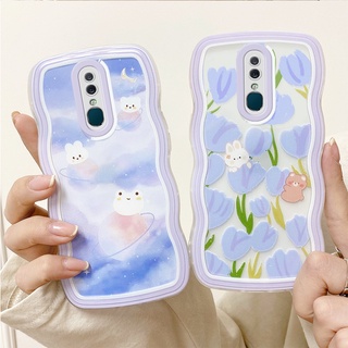 เคส OPPO F11 เคสโทรศัพท์มือถือแบบนิ่ม ใส ลายการ์ตูนหยัก สําหรับ OPPO F11