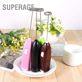 [คลังสินค้าใส][คลังสินค้าใส]Superage เครื่องตีฟองนมไฟฟ้า 4 สีสําหรับตีฟองนมกาแฟ