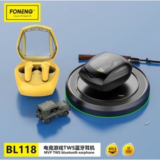 พร้อมส่งจากไทย หูฟัง บลูทูธ FONENG BL118 เหมาะสำหรับคนเล่นเกมส์  BT 5.3