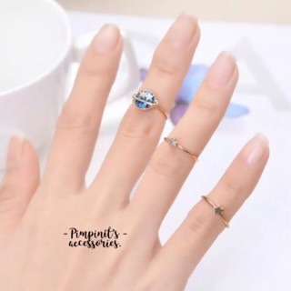 🇹🇭 พร้อมส่ง : 🌎🌟 แหวนข้อนิ้วเซ็ตกาแลคซี่ | Galaxy Join Finger Ring Set.