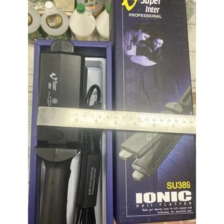 #เครื่องหนีบผม รีดผม #ซุปเปอร์ วี อินเตอร์ Super v inter ionic SU389 [หน้าใหญ่ มีฟัน]