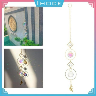 Suncatcher ปริซึมสีรุ้งพร้อมจี้สําหรับตกแต่ง