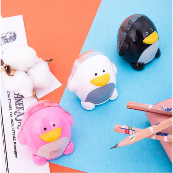 DELI PENCIL SHAPE 0563- PENGUIN SHAPE - TOYS89