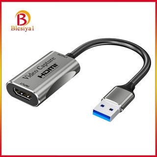 [Blesiya1] การ์ดวิดีโอ Hdmi To Usb 3.0 4K 1080P สําหรับสตรีมมิ่ง