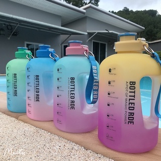 ถังน้ำสีทูโทน รุ่นยกดื่ม พร้อมหูหิ้ว รุ่นใหญ่ขนาด2500ml จุจุ