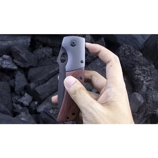 Browning มีดพับเดินป่า มีดพับตั้งแคมป์ จับถนัดมือ แข็งแรงคมกรีบ Folding Knife Outdoor Multifunctional Portable Knife
