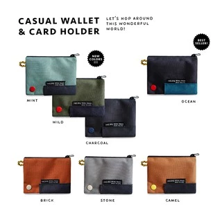 Hop relife stone wallet กระเป๋าสตางค์รุ่นฮอป | ที่ใส่บัตร มีสายคล้องคอ