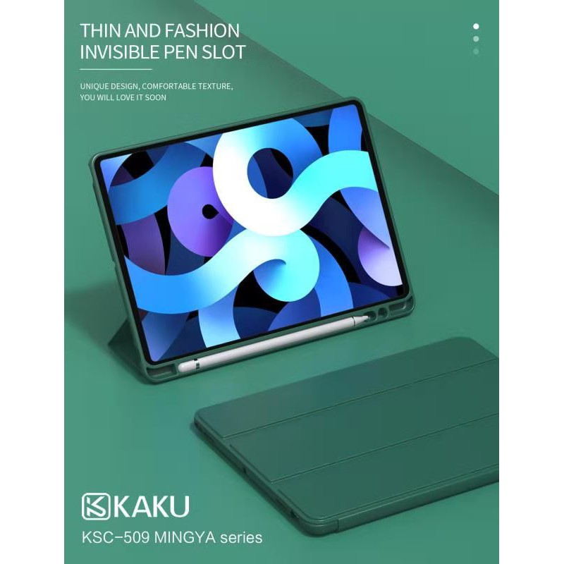 008 KAKU เคสพาสเทวหลัมนิ่ม สำหรับ ไอแพด GEN9 2021 Gen7 10.2 Gen8 2020 Air3 10.5 Mini12345 พร้อมส่งจากไทย
