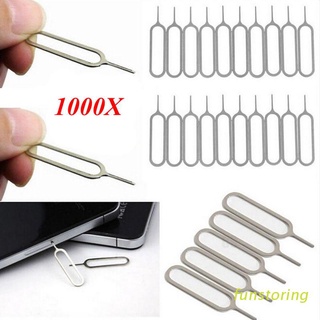 FUN 1000Pcs Sim Card Tray Ejector Eject Pin Key Removal Tool For Apple iPhone 5 6S