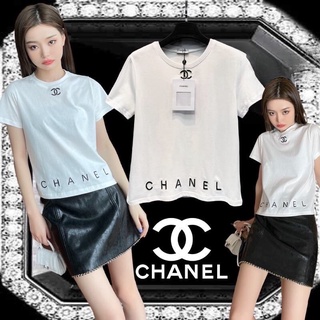 เสื้อยืด TOP CHANEL ชนช๊อป ลายใหม่  2022SS