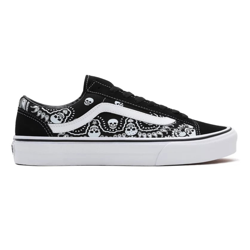 white skull vans