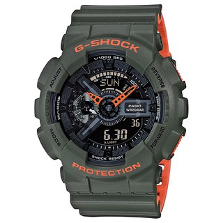 นาฬิกา Casio G-Shock GA-110LN Layered Neon colors series รุ่น GA-110LN-3A ของแท้ รับประกัน1ปี