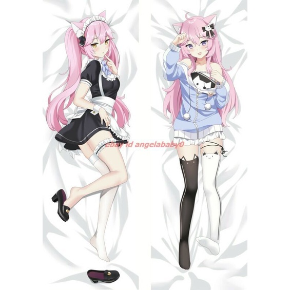 Virtual YouTuber Nyanners อะนิเมะ Dakimakura กอดหมอน 2 หมอน