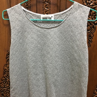 เสื้อแขนกุดดดดด สีเทา
