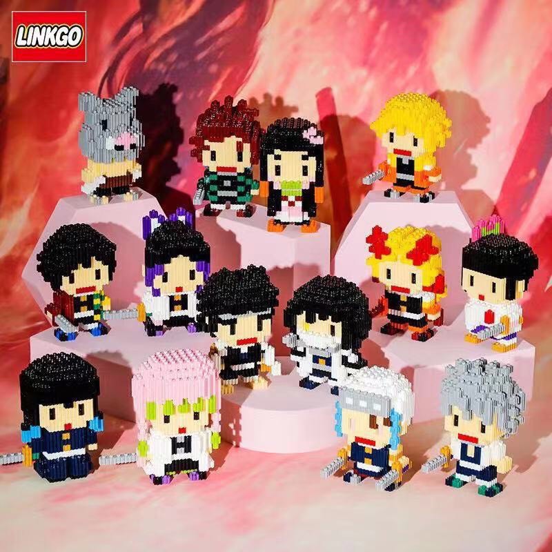 เลโลนาโนตัวต่อดาบพิฆาตอสูร แบบเฟือง Linkgoมีครบ14แบบ พร้อมส่งHot