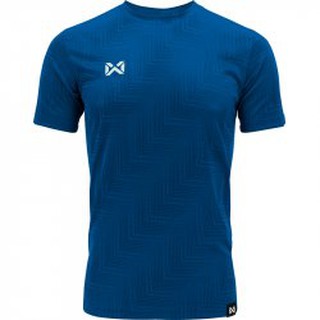 WARRIX SPORTS เสื้อฟุตบอลทอลาย WA-1568 (BB น้ำเงิน)