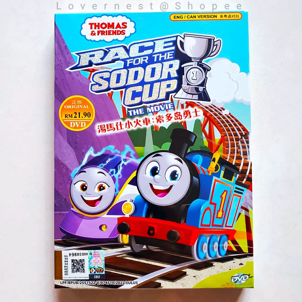 Thomas & Friends Race For The Sodor Cup The Movie DVD