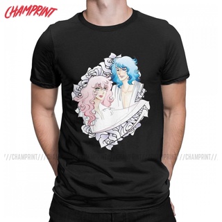 ใหม่ เสื้อยืดแขนสั้น คอกลม ผ้าฝ้าย 100% พิมพ์ลาย Oscar The Rose Of Versailles สไตล์ฮิปสเตอร์ สําหรับผู้ชาย และผู้หญิงS-5