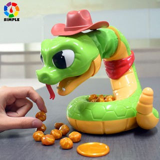 Scary Rattlesnake Tricky Toys Fun Snake Party Game Biting Hand Rattle Snake Game Mainan Budak Kanak Ular Prank