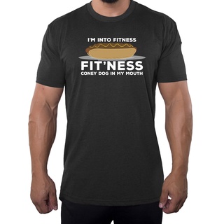 [S-5XL] เสื้อยืดแขนสั้น พิมพ์ลาย IM in Fitness Fitness Coney in my mouth สําหรับผู้ชาย