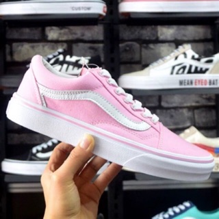 ส่งฟรี Ems✨  Old Skool Pink  ฟรีกล่อง🔥พร้อมส่ง👟