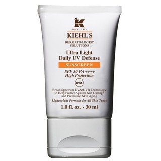 Kiehls Ultra Light Daily Uv Defense SPF 50 PA+++ Anti Pollution 30ml.