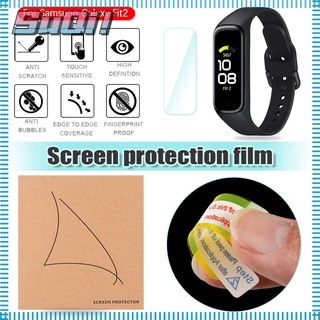 3/5pcs Clear Soft TPU Protective Film For Samsung Galaxy Fit 2 Smartwatch