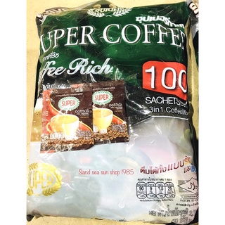 Super Coffee กาแฟซุปเปอร์ 3 อิน1 จำนวน 100 ซอง