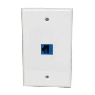 หัวต่อสายแลน CAT6 Keystone Coupler, RJ45 UTP Coupler Insert-Snap-in Connector Socket Adapter Port for Wall Plate Outlet