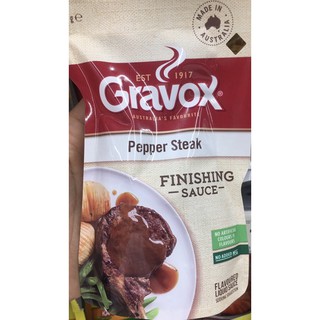 เกรวอกซ์เกรวี่เปปเปอสเต็ก 165ก Gravox Pepper Steak Gravy 165g