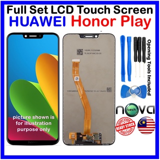 Ngs ชุดหน้าจอสัมผัส LCD แบบเต็มจอ พร้อมเครื่องมือเปิด สําหรับ HUAWEI Honor Play