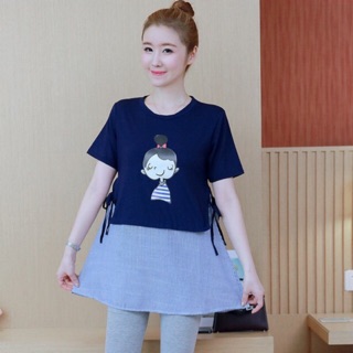 เสื้อคลุมท้อง + เลกกิ้ง พร้อมส่ง