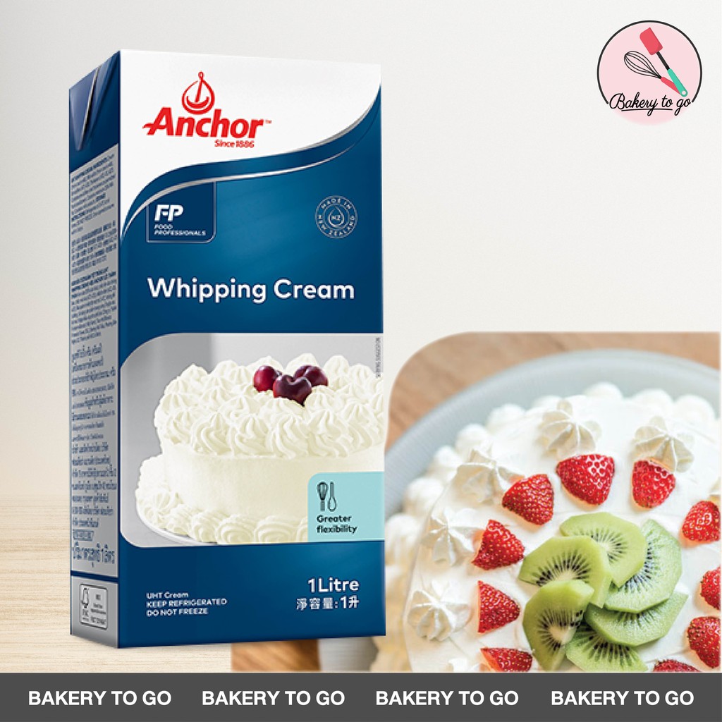 Bakery to go dairy whipping