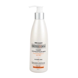 Bergamot Detoxify Hair Conditioner เบอกาม็อท ครีมนวด บำรุงผม ครีมนวดผม สูตรประจุบวก ขนาด 275 ml 19576