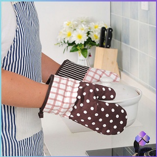 MahaThai ถุงมือกันความร้อนสำหรับห้องครัว ถุงมือเตาอบ ถุงมือไมโครเวฟ   Kitchen insulated gloves