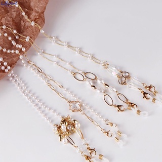  New Freshwater Pearl Glasses Chain Women Mask Hanging Rope Pearl Star Anti-lost Lanyard Chain Retro Pearl Love Beaded