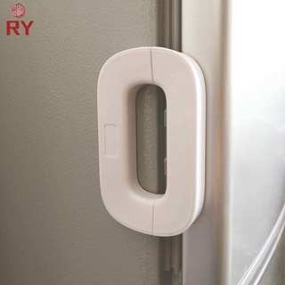 RYT Child Safety Fridge Lock Refrigerator Locks Refrigerator Freezer Door Lock Multifunctional Latch Catcher with Adhesive for Cupboard Door Drawer Closet Refrigerato