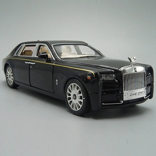 โมเดลรถยนต์ 1:24 Diecast หรูหรา พร้อมเสียง และไฟ