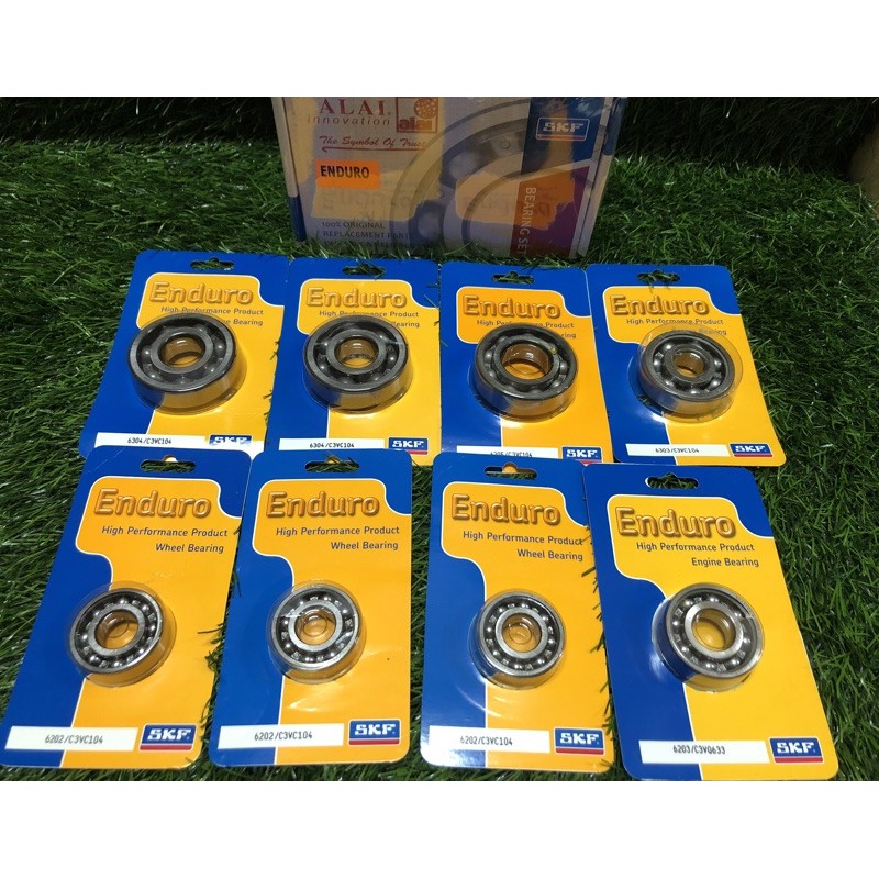 ชุดแบริ่งเครื่องยนต์ SKF C3 ENDURO RXZ RXZ ENJIN ชุดแบริ่ง SKF ENDURO