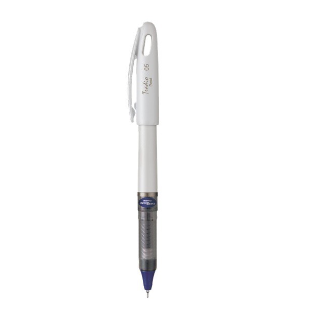 Pentel Energel Tradio ปากกาหมึกเจล หมึกสีน้ำเงิน ปลอกสีขาว ขนาด 0.5 มม. BLN115W-C