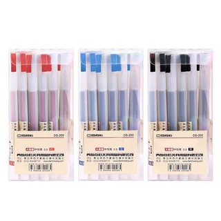 MUJI ปากกาหมึกเจล สีดำ สีแดง สีน้ำเงิน ขนาด 0.5 มม. 1 ชิ้น