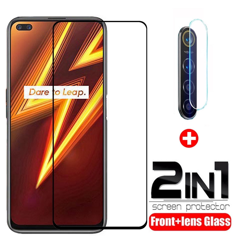 ฟิล์มกระจกนิรภัย แบบเต็มจอ สำหรับ Realme 6 Pro XT C1 C2 C3 6 5 3 2 X2 Pro